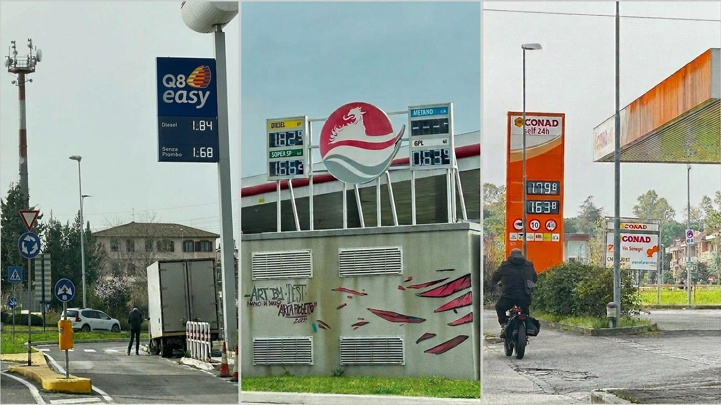 I prezzi impazziti dei carburanti: diesel a 1,80 euro. E la corsa continua