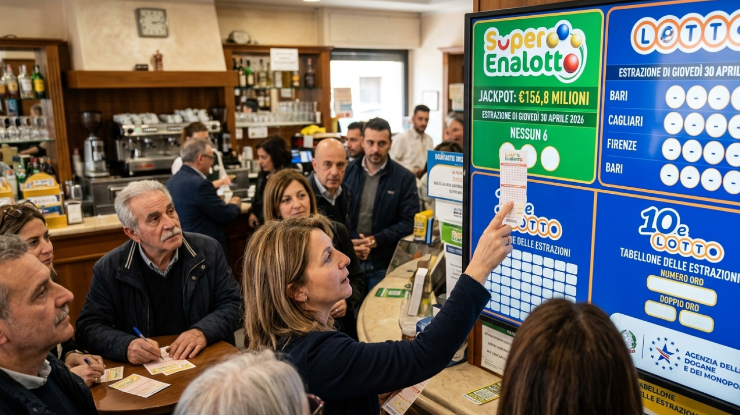 Lotto, Superenalotto e 10eLotto: estrazioni e numeri vincenti di oggi gioved&igrave; 30 aprile