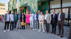 Grosseto, colore e arte illuminano Le Palme: inaugurate le prime due opere del progetto Green art Maremma