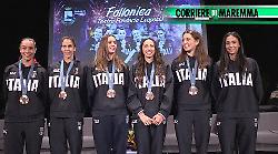 Follonica, le farfalle della ritmica rivivono Parigi 2024 insieme alla città IL VIDEO