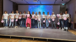 Lotta ai tumori, le modelle speciali in rosa sfilano per la Lilt Siena. Applausi alle regine per una notte. Gaia Tancredi: "Grande emozione"