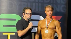 Grosseto, l'avvocato grossetano Andrea Vasellini campione bodybuilder a Mister Etrurya