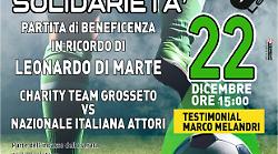 Grosseto, un gol per la solidarietà in ricordo di Leonardo Di Marte