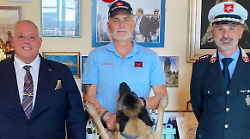 Grosseto, il cane Destroy va in pensione. Il Comune lo ringrazia per il servizio svolto
