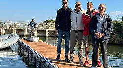Orbetello, a Santa Liberata l'installazione del modulo galleggiante: nuovi posti barca anche per i residenti di Monte Argentario