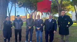 Grosseto, il parco La Pira ospita la targa dedicata a Baden Powell, fondatore degli scout