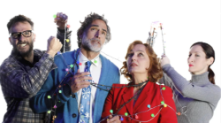 Miriam Mesturino e Sergio Muniz, ospiti da Caterina Balivo in tv per presentare Lapponia, una commedia  campione di incassi e di risate 