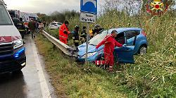 Gavorrano, incidente stradale: feriti moglie e marito. Trasportati al Misericordia