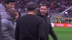 Lite furiosa tra Concei&ccedil;ao&nbsp;e Calabria. Il video del mister e del capitano del Milan divisi dai compagni: ecco il motivo 