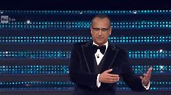 Maremma, Carlo Conti a Sanremo saluta le popolazioni di Elba e Orbetello colpite da allagamenti