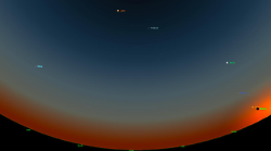 In diretta dal telescopio di Manciano la parata di tutti i pianeti del Sistema solare