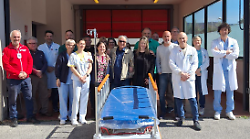 Tre nuove barelle al pronto soccorso di Orbetello donate dall'associazione Ciotti Fabio Pasquino