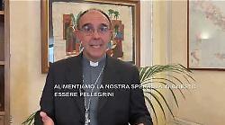 Il messaggio di auguri pasquali del vescovo Bernardino Giordano: "Ricominciare con speranza" – IL VIDEO