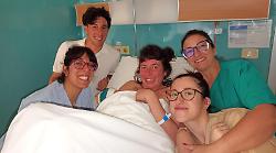 Primo parto in acqua in ospedale: è nata Delaila Andrea