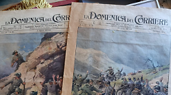 Un cappello piumato e tredici copertine di memoria: la storia marcia a passo deciso dentro Palazzo Nerucci