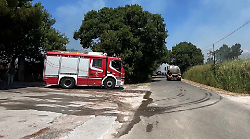 Incendio spento, strada riaperta: ora caccia ai piromani con le telecamere di videosorveglianza