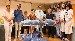 Assistita dall'equipe di Terapia intensiva negli ultimi giorni di vita, i familiari donano all'ospedale materiale per migliaia di euro