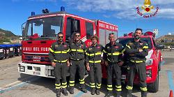 I Vigili del fuoco fanno gli straordinari in mare e a terra: nuovi presidi al Giglio, Ansedonia e Orbetello  