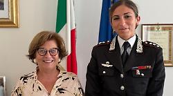 Il capitano Alice Candelli al comando della Compagnia dei carabinieri di Orbetello