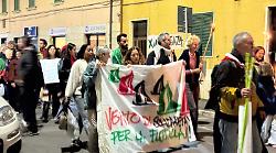 Centinaia in corteo per la Palestina e la Flotilla – LE FOTO 