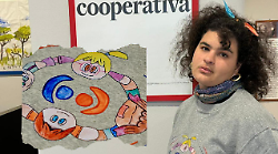 Un logo che racconta l’inclusione: l’arte di Viola Zenobi sulle felpe di Uscita di Sicurezza