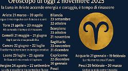 Oroscopo di oggi domenica 2 novembre 2025: la Luna in Ariete accende energia e coraggio, è tempo di rinascere