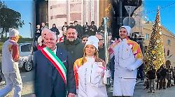 Il passaggio della Fiaccola olimpica incanta Grosseto - IL VIDEO
