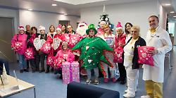 Un Natale tutto "in rosa" per le pazienti di Senologia