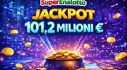 Superenalotto, la corsa del jackpot continua:  con 101,2 milioni di euro &egrave; nella top ten di sempre