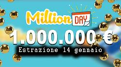 Million Day e Million Day Extra di oggi mercoled&igrave; 14 gennaio: i numeri vincenti