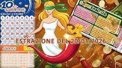 Lotto, Superenalotto, 10eLotto, estrazioni di oggi marted&igrave; 20 gennaio: i numeri vincenti. Jackpot oltre 108 milioni