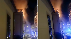 Paura nella notte in citt&agrave;: appartamento in fiamme, l'intervento dei Vigili del fuoco