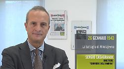 Domani a Rai Storia il Corriere ricorda la disfatta dell'Armir: al via la settimana di editoriali del direttore Casagrande