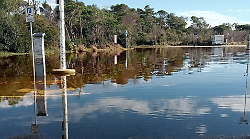 Dalla duna alla laguna: il parcheggio di piazzale Tirreno affonda