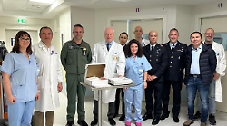 Il cuore del 4&deg; Stormo batte per la citt&agrave;: donato un elettrocardiografo all'ospedale Misericordia