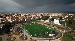 Cittadella dello studente, il nuovo volto dall&rsquo;alto: campo pronto e pista in arrivo