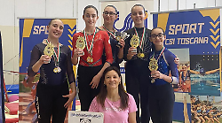 Polisportiva Barbanella Uno nell'Olimpo toscano della ginnastica artistica : Lori e Girelli d&rsquo;oro nel debutto regionale