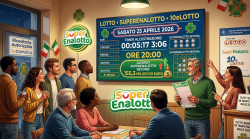 Lotto, Superenalotto e 10eLotto: estrazioni e numeri vincenti di oggi sabato 25 aprile