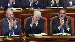 Il presidente Mattarella al Senato per il concerto di Natale