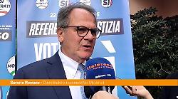 Referendum, Romano "Magistrato autonomo e indipendente dispensa giustizia"