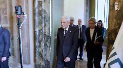 Mattarella alla cerimonia d'apertura delle celebrazioni dei 100 anni di UNIDROIT