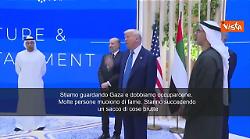 Trump: Stiamo guardando a Gaza, dobbiamo occuparcene