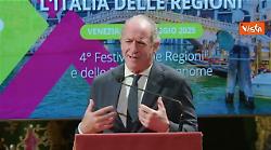 Zaia a Festival Regioni: Vicinanza Mattarella dimostra che nostri temi sono vicini ai cittadini