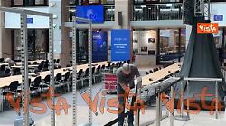 Sala stampa vuota al Consiglio Ue dopo il vertice, si smontano le strutture
