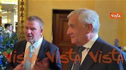 4 Luglio, Tajani a Villa Taverna incontra l'Ambasciatore Usa Fertitta