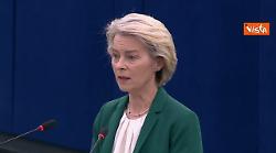 Ursula von der Leyen: "Non possiamo accettare sostegno della Cina alla Russia"