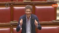 Magi a Lollobrigida con fiore marijuana occhiello in Aula: Con Dl Sicurezza distrutto canapa legale