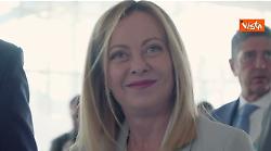 Conferenza per la Ricostruzione dell'Ucraina, l'arrivo della premier Meloni alla Nuvola di Fuksas