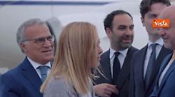 Meloni arriva a Istanbul per incontrare il Presidente turco Erdogan