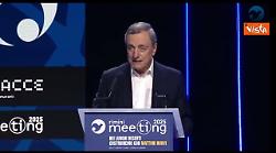Draghi al Meeting di Rimini: Paesi Ue a Washington grande segno di unità, vale molto